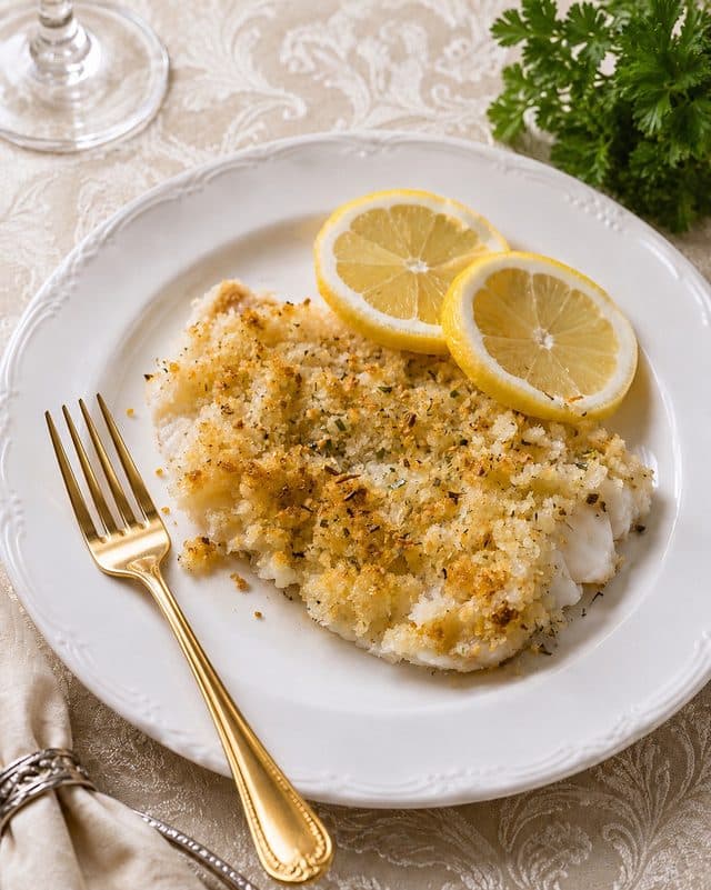 Buttered Baked Haddock