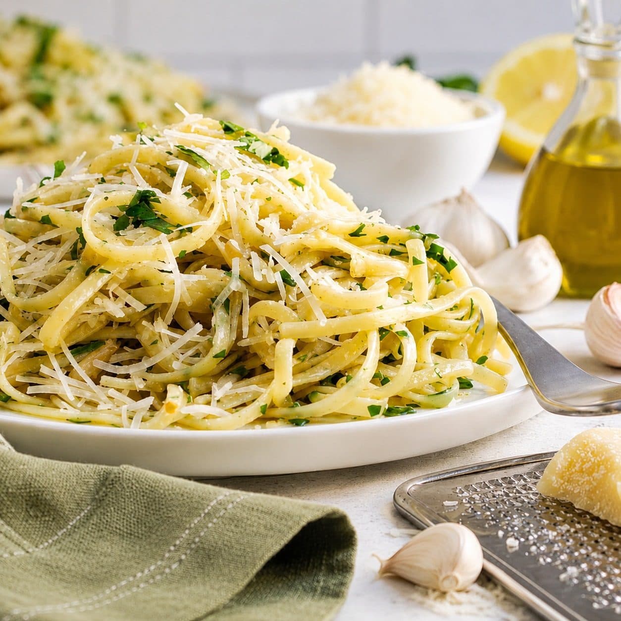 Josephine’s Pasta with Garlic & Olive oil- Aglio e Oglio