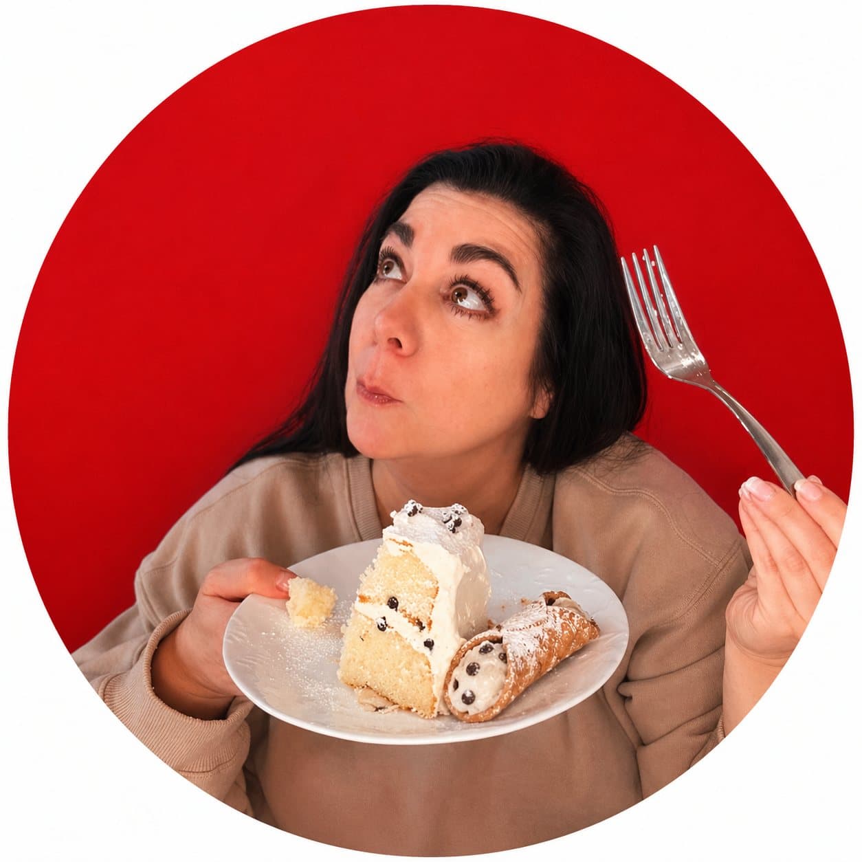 Andrea, and the cannoli the book is named for
