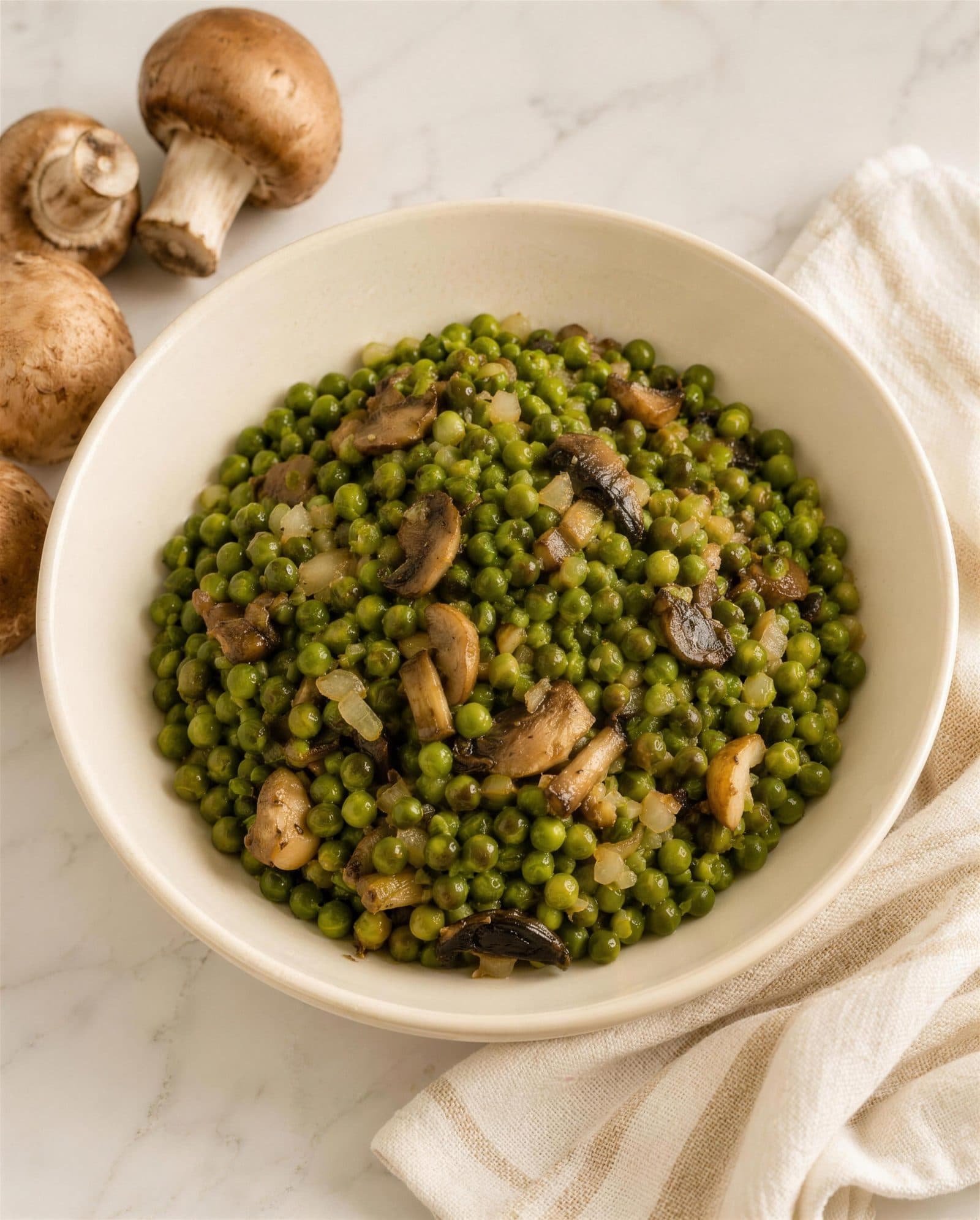Peas & Mushrooms